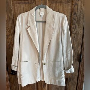 A New Day Cream Tailored Blazer